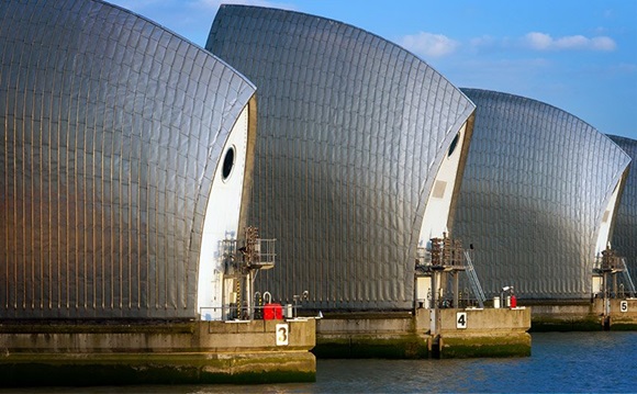 Photo of the Thames Barrier Photo of the Thames Barrier