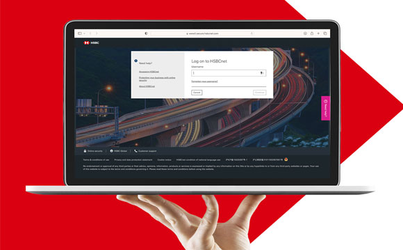 Opening cash flow management platform on a laptop. Opening cash flow management platform on a laptop.
